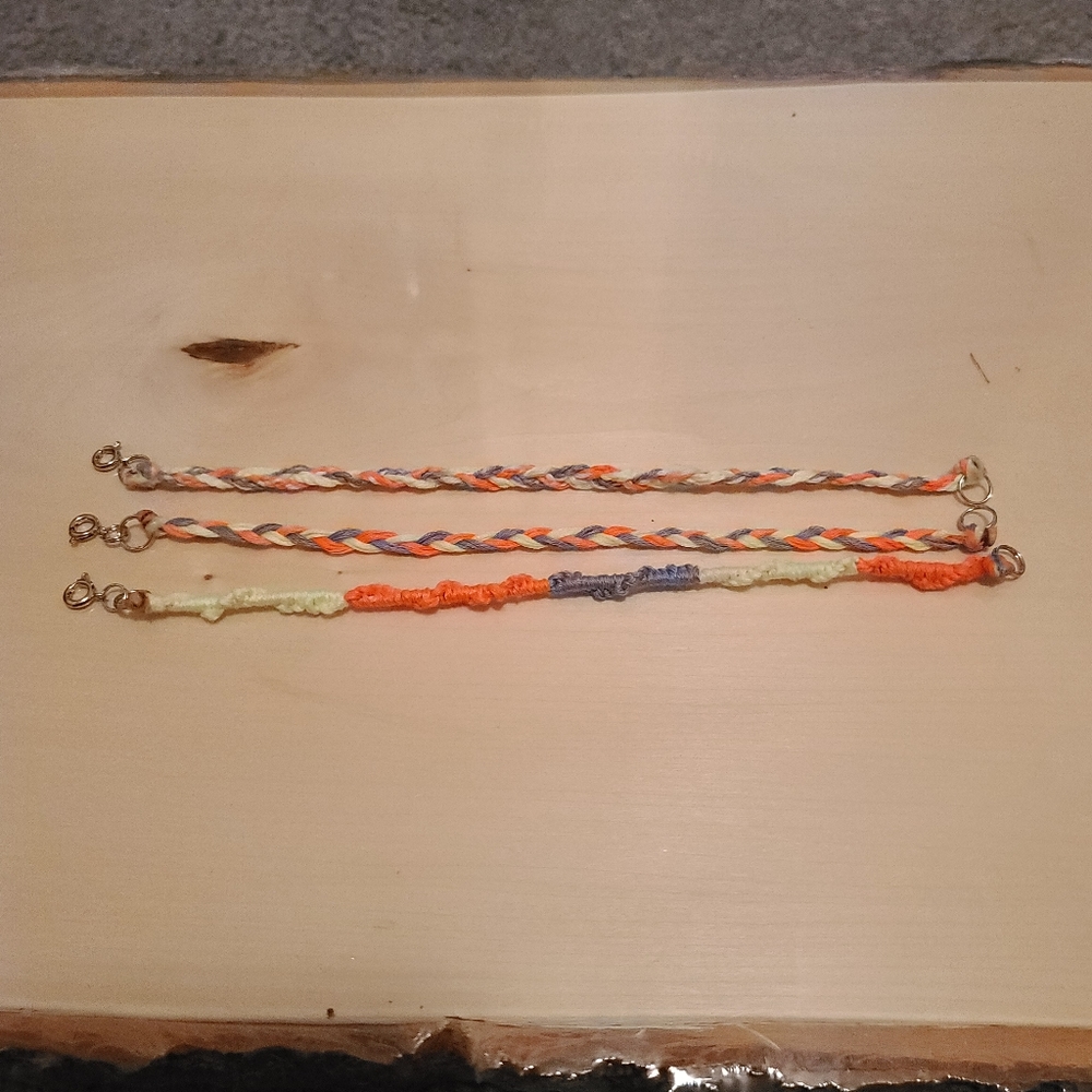 3 Handmade CK Crafts Bracelets